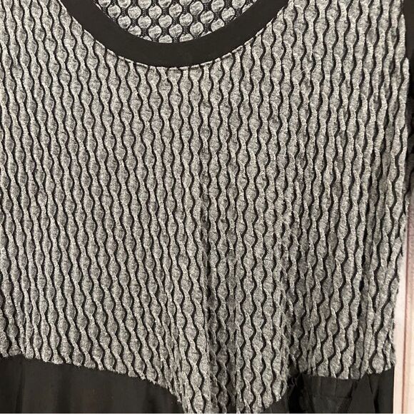 DeCa Black & Gray Dress Sz.4 - Picture 4 of 6